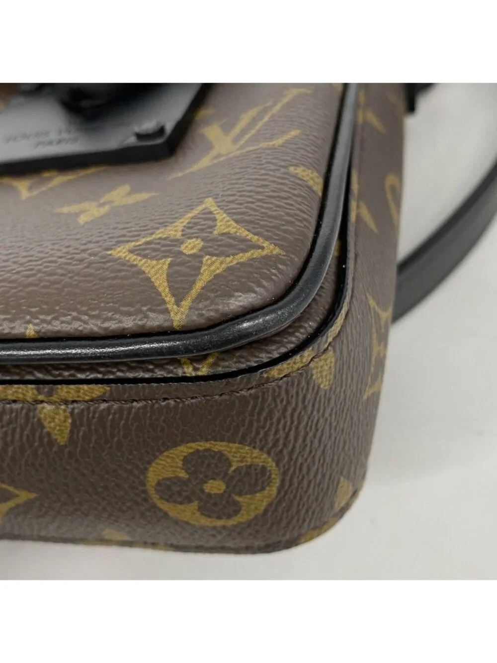 Louis Vuitton Shoulder Bag Monogram Macassar S Rock Vertical Wearable Wallet